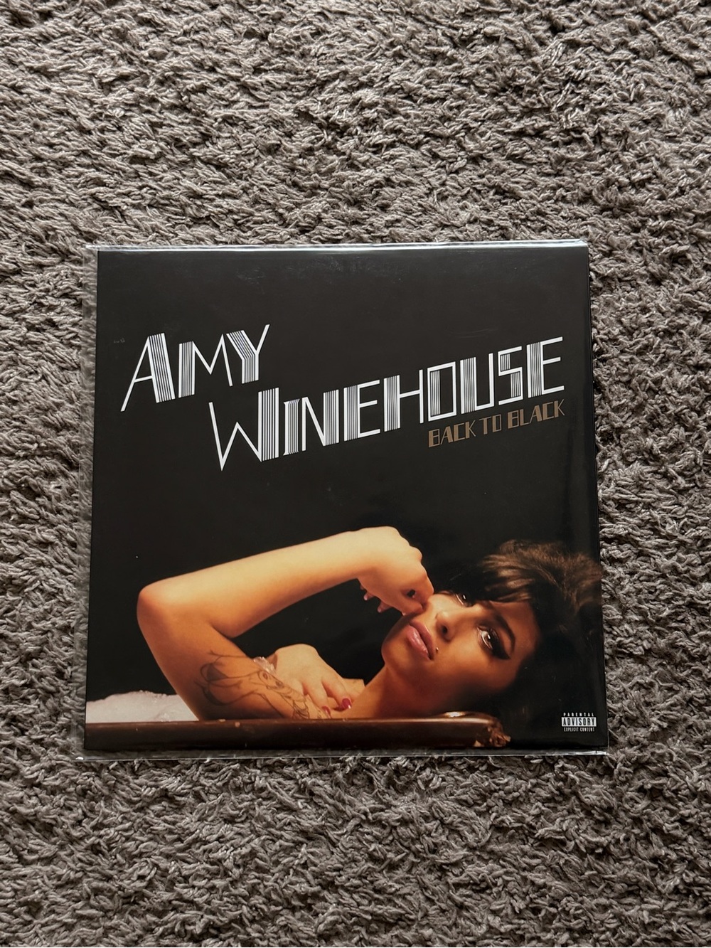 Amy Winehouse "Back to Black" Vinyl - Black Cover